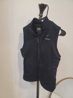 Ororo Women’s Black Heated Quilted Vest with Battery Size M